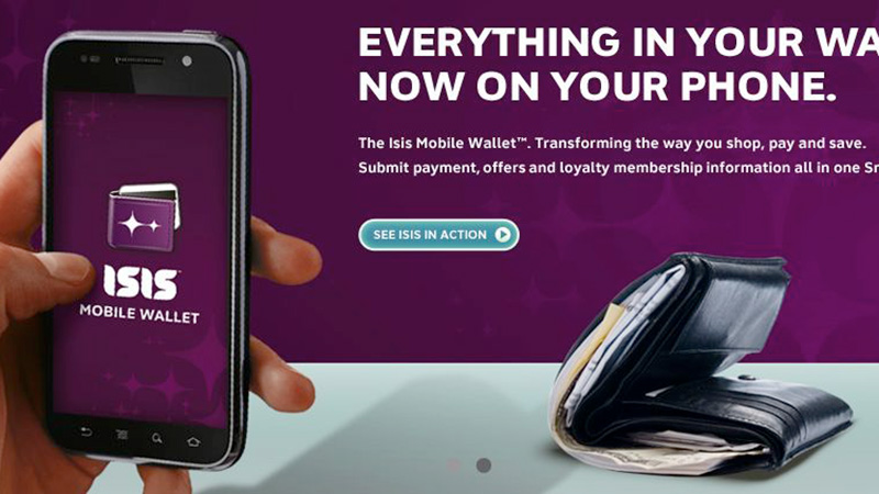 Isis mobile wallet app ad
