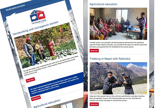 HLF_sm Himalayan Leaky Foundation newsletter