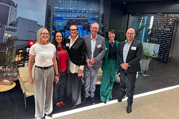 Lisa and Rachel attending the NZSA beacon awards