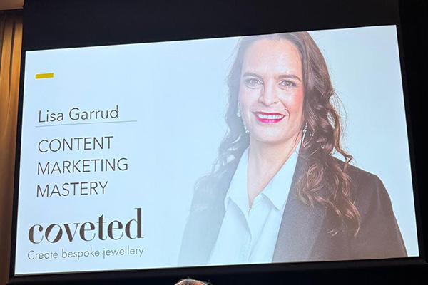 Lisa's presentation board at FDANZ conference